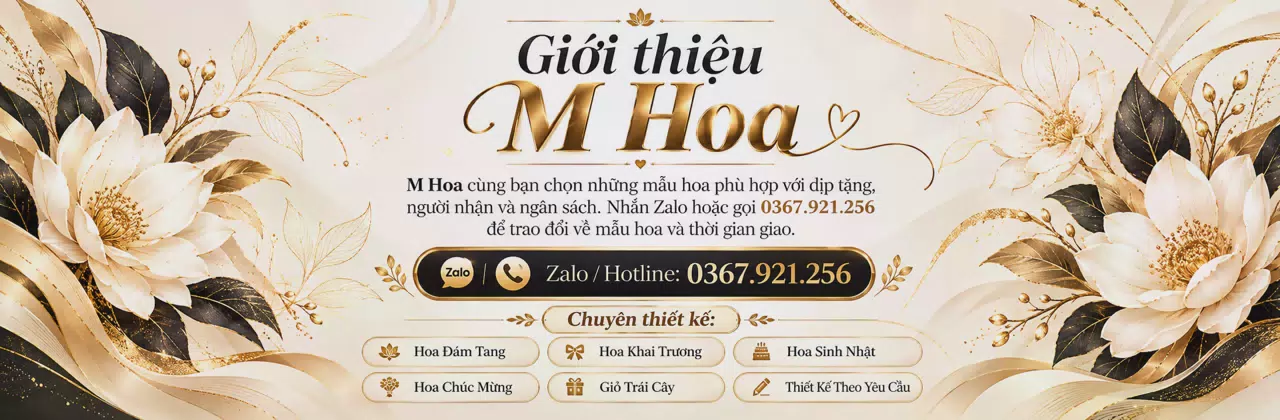 Ảnh bìa Shop hoa tươi Phường Sơn Đông Vĩnh Long - Thêm sắc hoa cho ngày vui